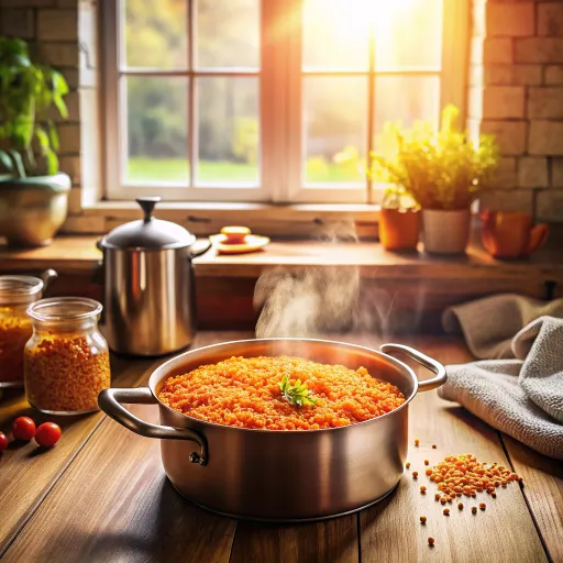 मुलायम लेंटिल और साबुत अनाज खिचड़ी