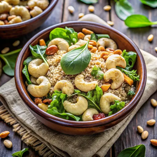 मसालेदार क्विनोआ और सब्जी बाउल